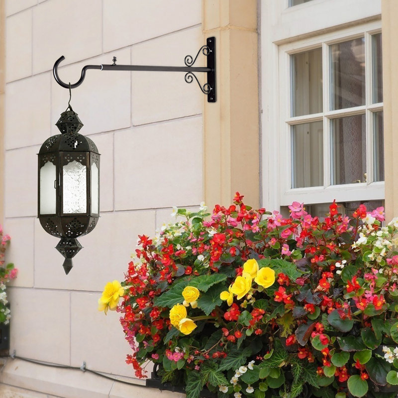 Winston Porter Adjustable Hanging Plant Bracket, Outdoor Indoor
